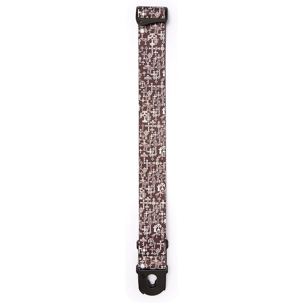 D'Addario Daddario Guitar Strap with Lock Structure Alchemy Gothic Planet Lock Strap 50ALP02 Goth...