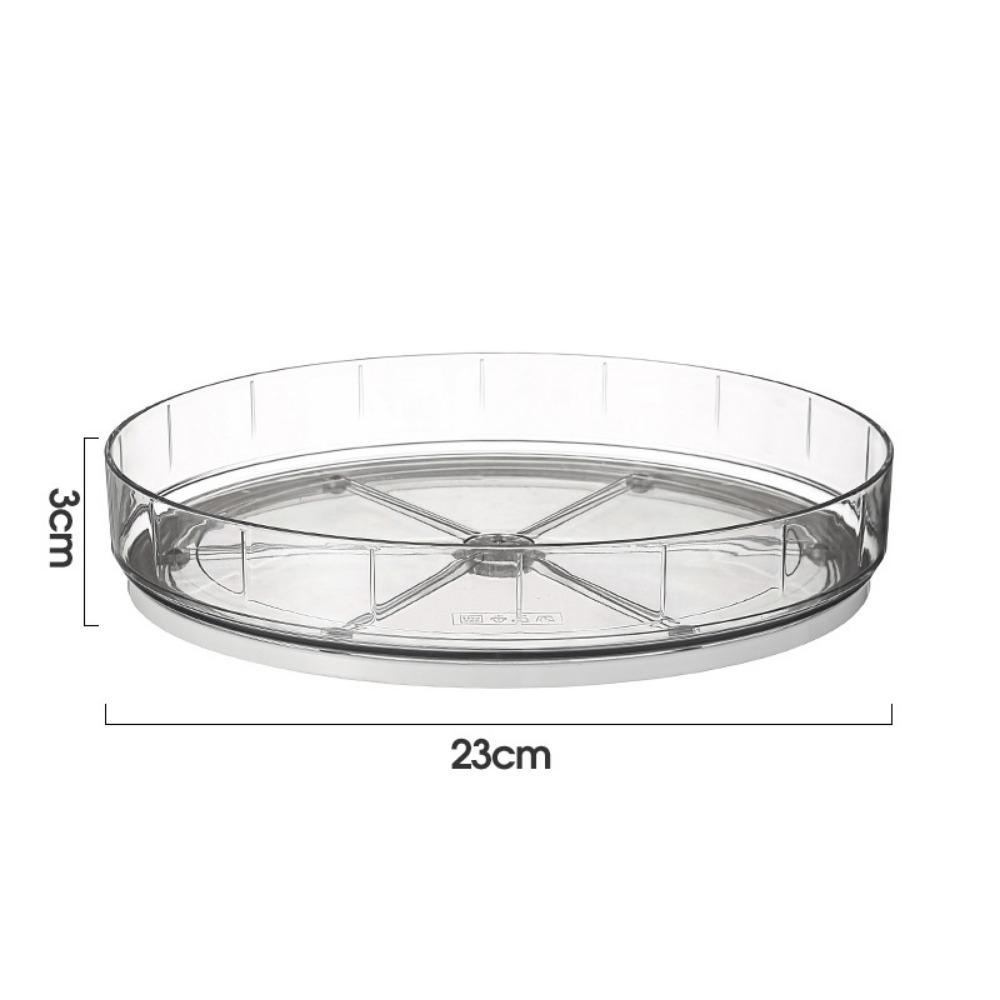 

Пластиковий поворотний лоток для зберігання Прозорий лінивий органайзер для холодильника Портативна стійка для зберігання Організатор для кухні S