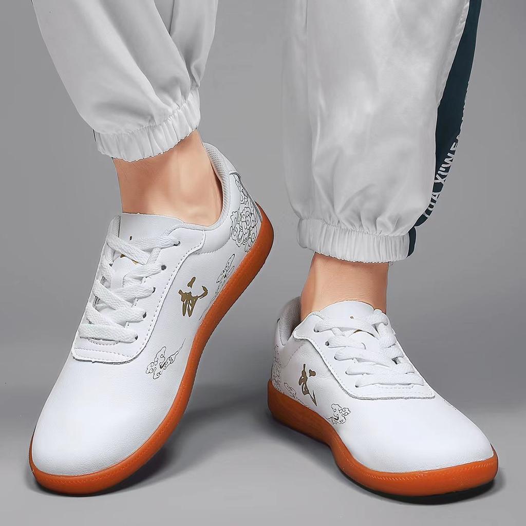 Pantofi Tai Chi Bărbați Femei Sport Exterior Femeie Mers Adidași Kung Fu Alb Bărbat Talpă Moale Pantofi Wushu Arte Marțiale