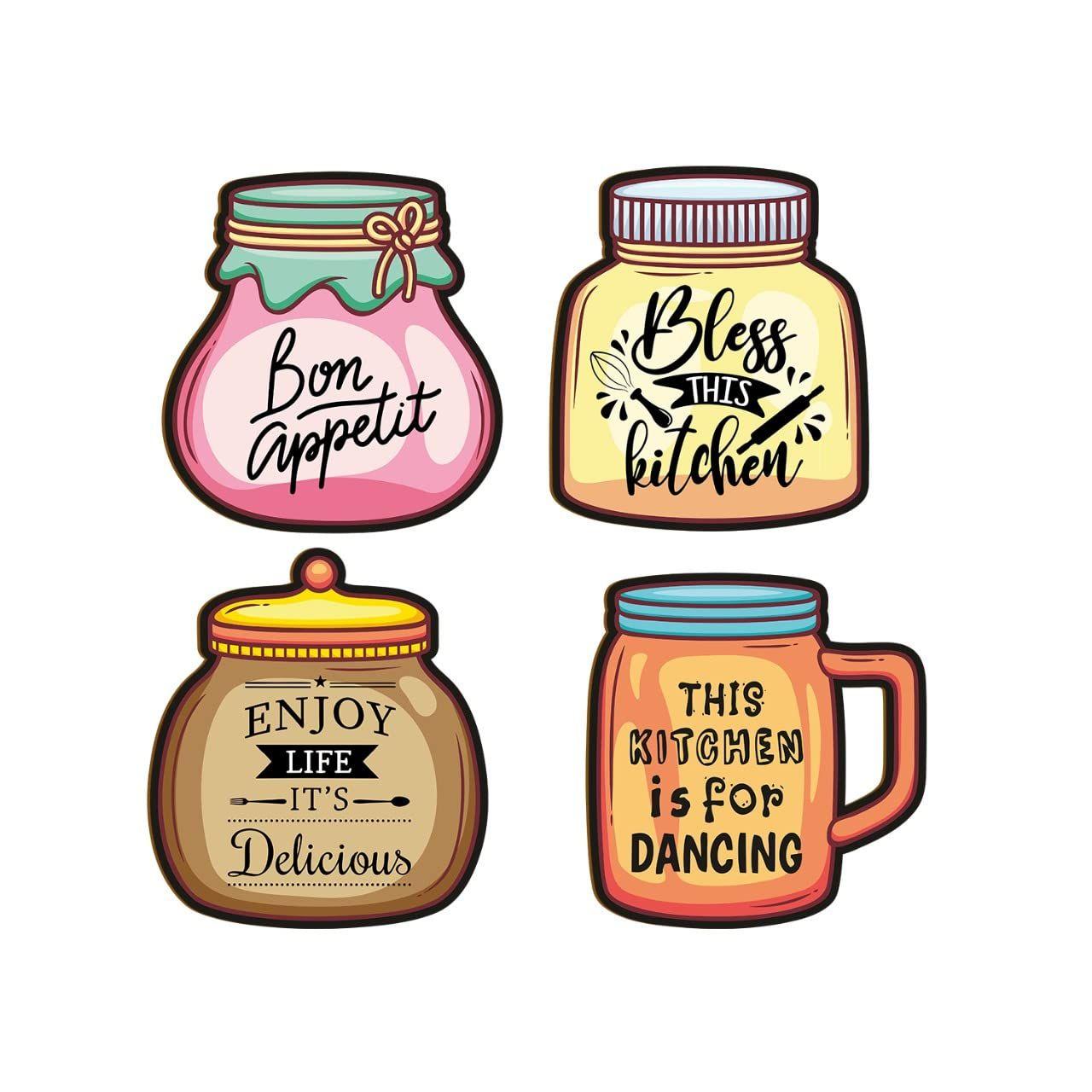 

Wall Art Wooden Kitchen Home Decor Items Pack of 4