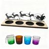 Valentine's Day Holiday Christmas Tealight Votive Candle Holder Include 1 Candle Tray &4 Candle Holders Table Decorations Indoor