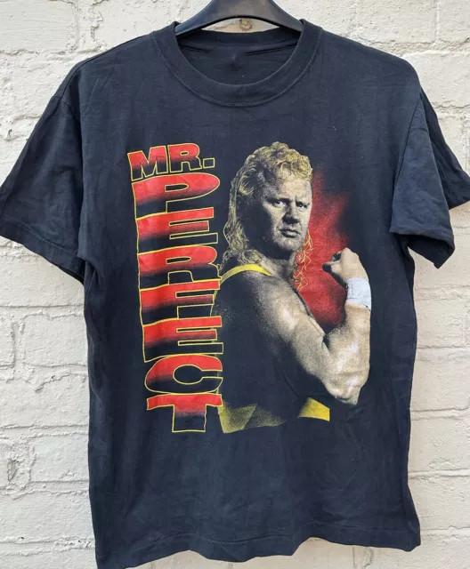 

1992 Style Mr Perfect Curt Hennig T Shirt Black Unisex S-5XL Unisex T-Shirt XXXL