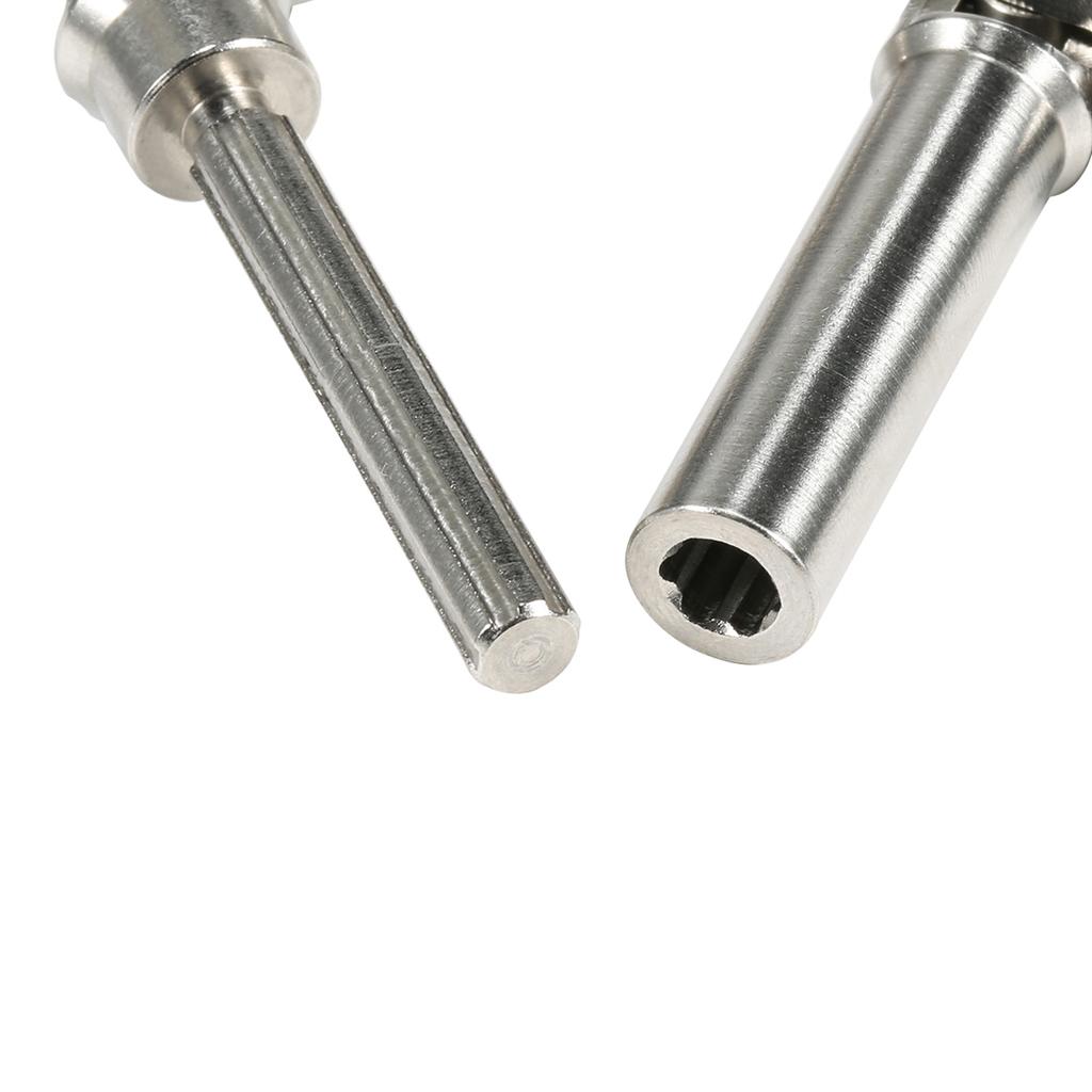 Machined Stainless Front Rear Steel Drive Shaft Universal Joint Driveshaft for 1/10 RC Truck SLASH Rustler Stampede Hoss Upgrade