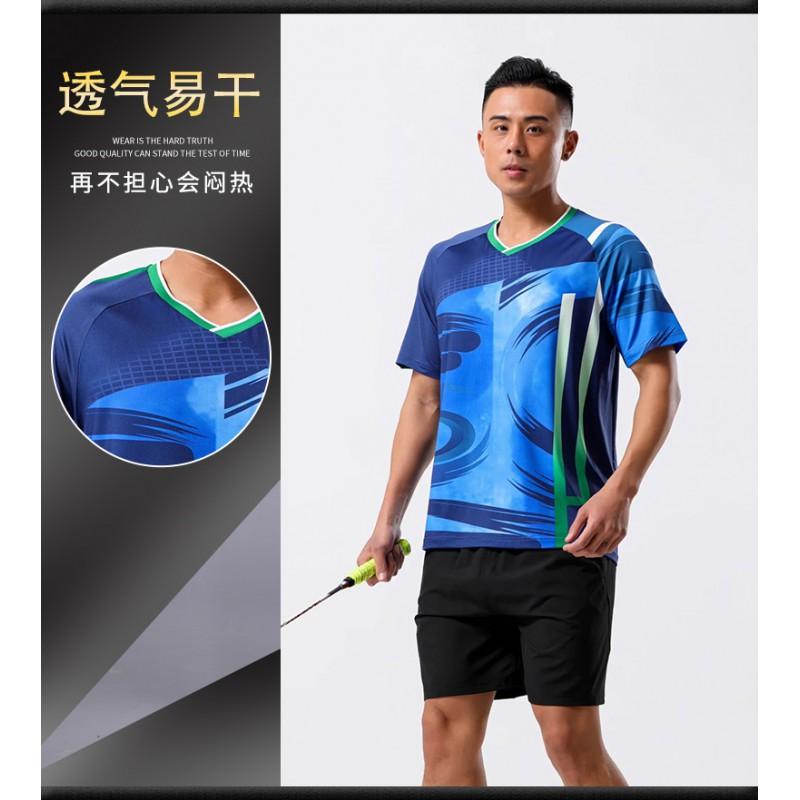 Customizable Sport Uniform Set Badminton Tennis Volleyball Training Kids Adult Breathable Synthetic Fabric