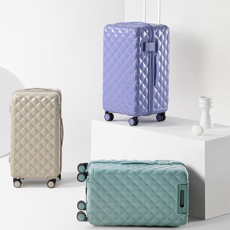 Rockland Diamond Pattern Hardside Spinner Luggage