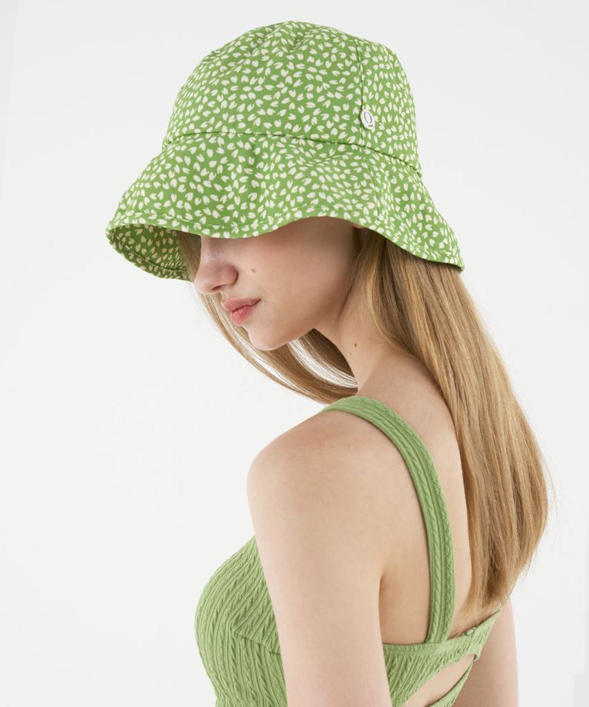 Kolallikeu Lovely Flower Bucket Hat Green