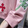 8601 CHROME HEARTS 2025 New Spring and Autumn Plus-size Thin Style Classic Style Logo Hooded Sweatshirt for Couples