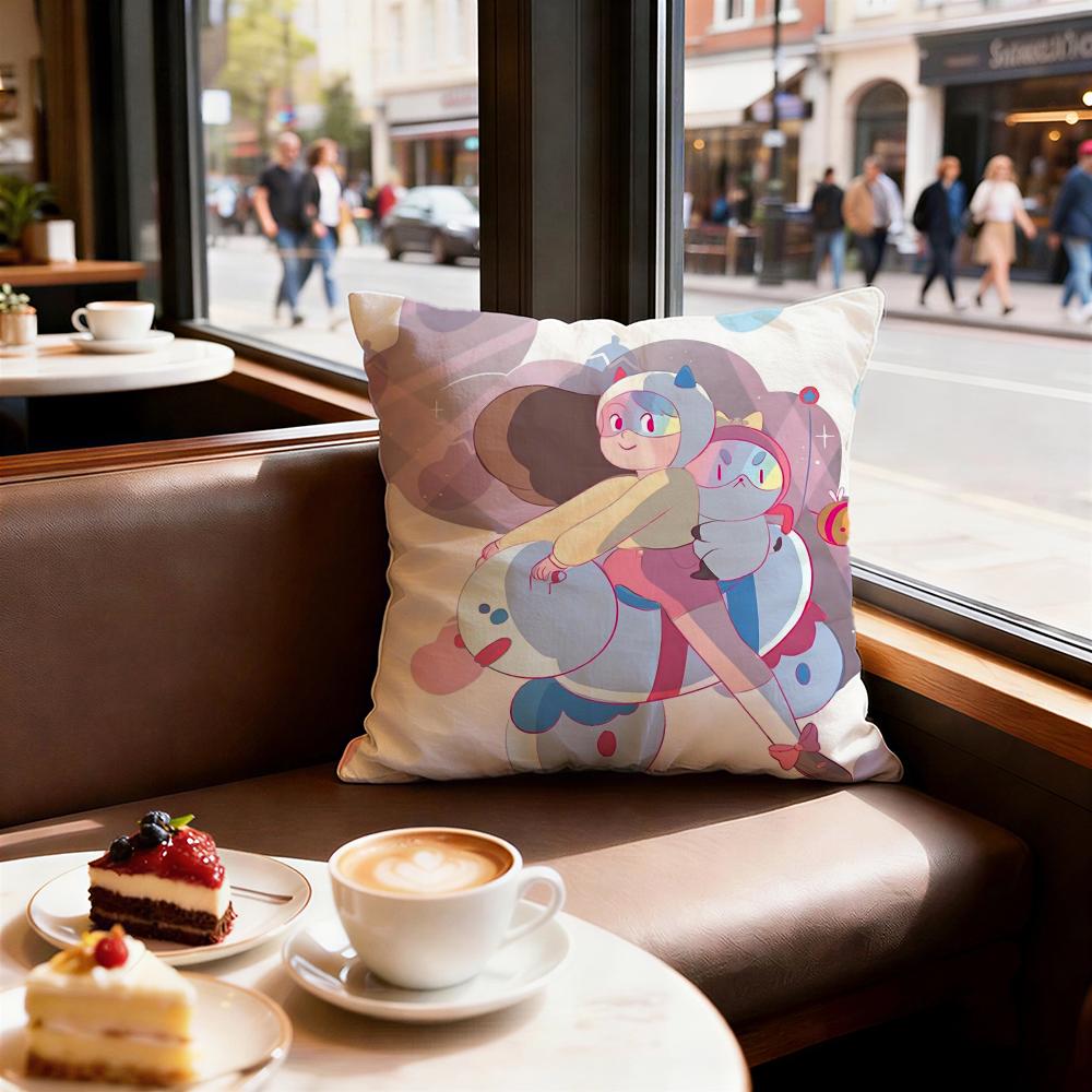 

Cartoon Bee And Puppycat Cushion Cover Decorative Cushions Covers Cover Sofa 50x50 Pillow 4 Piece 45x45 40x40 Pillowcase 30X30cm