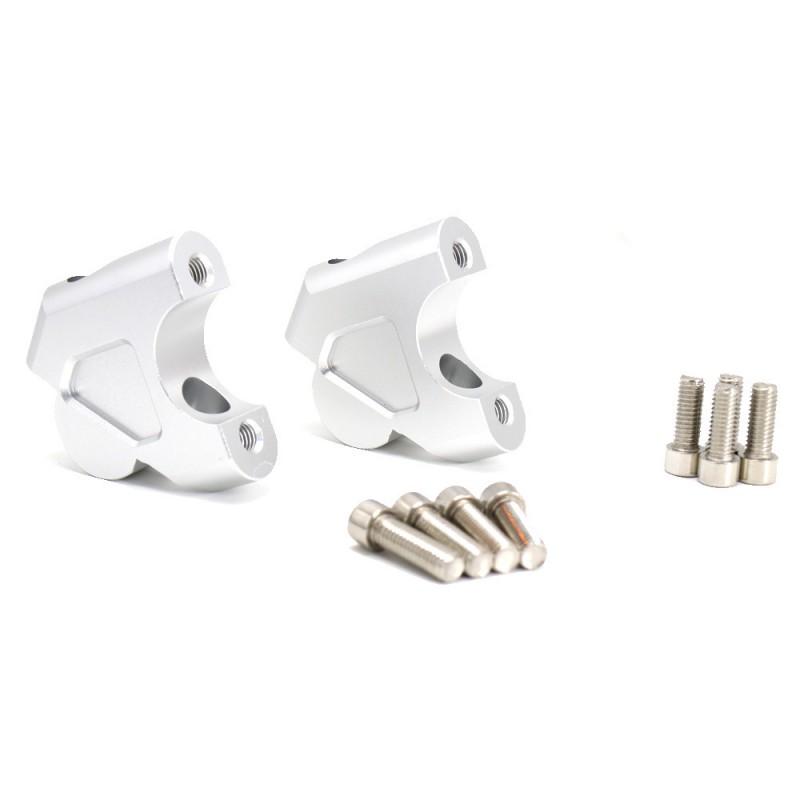 Handlebar Riser Adapter Kit BMW R1250RT Motorcycle - Adjustable Height Extension Clamp