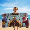 Hot N-Neon G-Genesis E-Evangelion Beach Towel for Girl Microfiber Quick Dry Sand Free Beach Yoga Spa Gym Pool