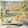 Watercolor Painting Tapestry Wall Hanging Art Bedroom Living Room Wall Decor Background Fabric Aesthetics Home Decor Tapestry