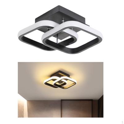 Art Decor Pendant Light Bar Lamp Room LED Ceiling Lights Hotel Light Decor Black Warm Light