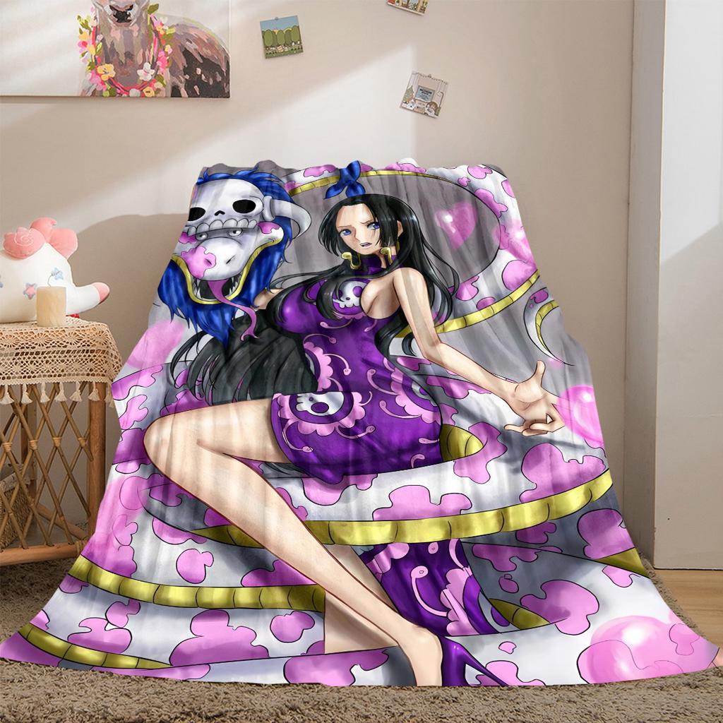 Nami Nico Robin Luxury Flannel Lightweight Blanket Home Decor Sofa Bed Travel Cover Family Gift LXR162