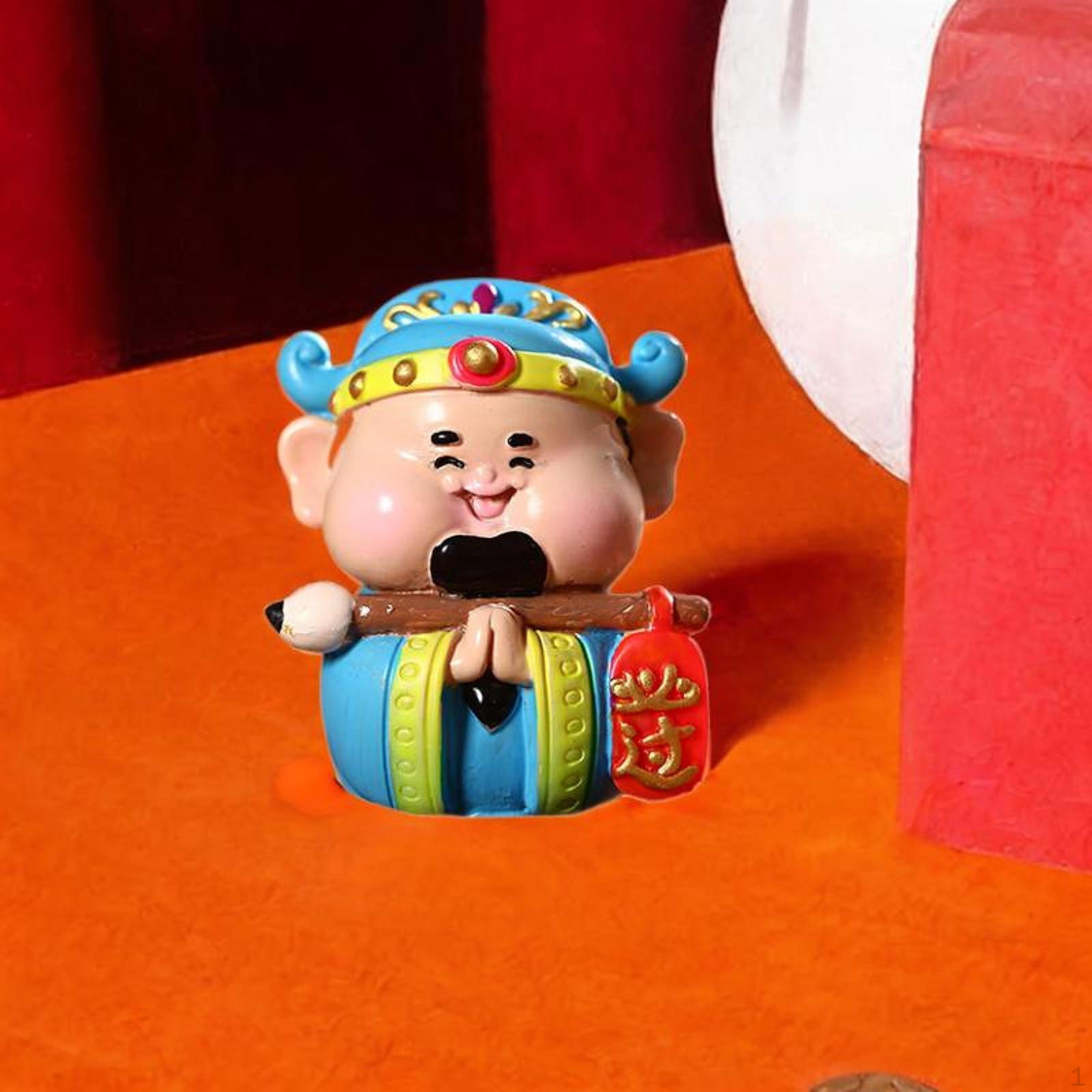 

Китайский Год Украшения Статуэтка Бога Лунные Праздничные Принадлежности Композиции Скульптура Style A