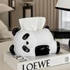 Nouvelle Boîte à Mouchoirs Panda Mignonne Décoration de Bureau de Salon Décoration de Maison Boîte à Mouchoirs Panda Dessin Animé Créatif