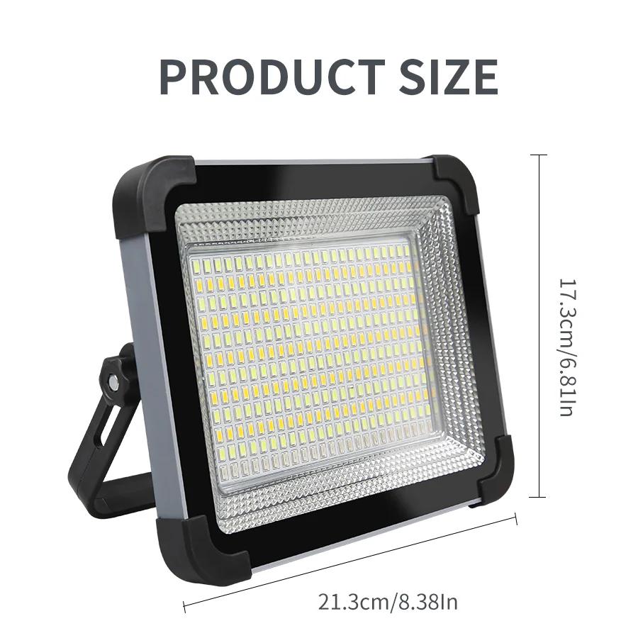 288 LED Camping Light USB Rechargeable Super Bright Torch 5 Modes Magnetic Attraction Work Light Outdoor Tent Lighting with Hook