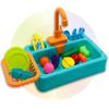 Children's Electric Dishwashing Station Pretend Play Kitchen Toy