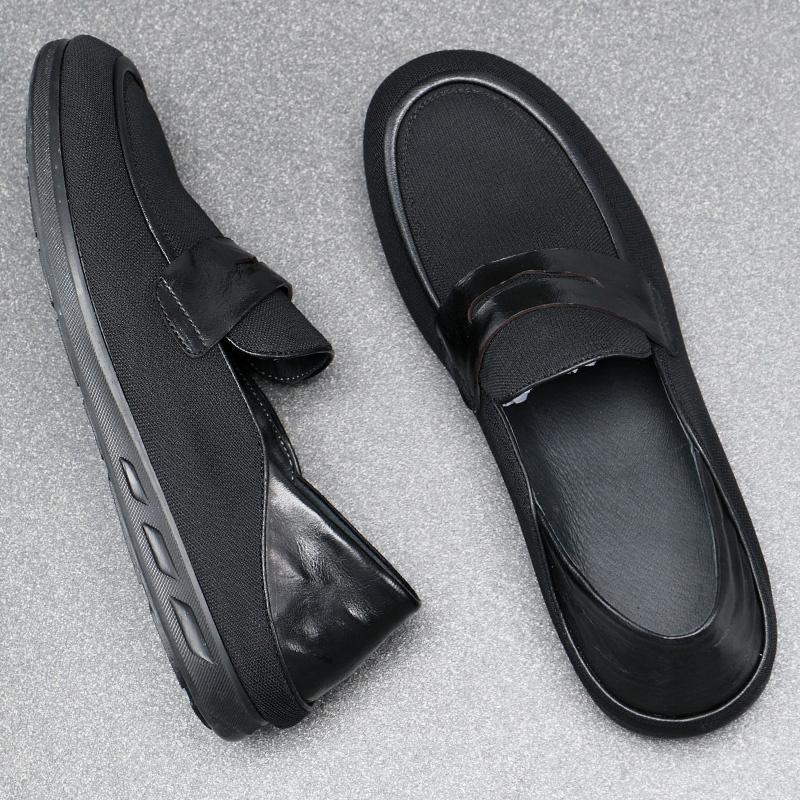 

Fashion Casual Sneaker Casual Shoes Sports and Leisure Loafers Shoes for Men Fashion Male Sneakers Ventilate Wear-resistant Skateboard 44 чёрный