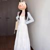 White Moonlight French-Style Beach Slip Dress