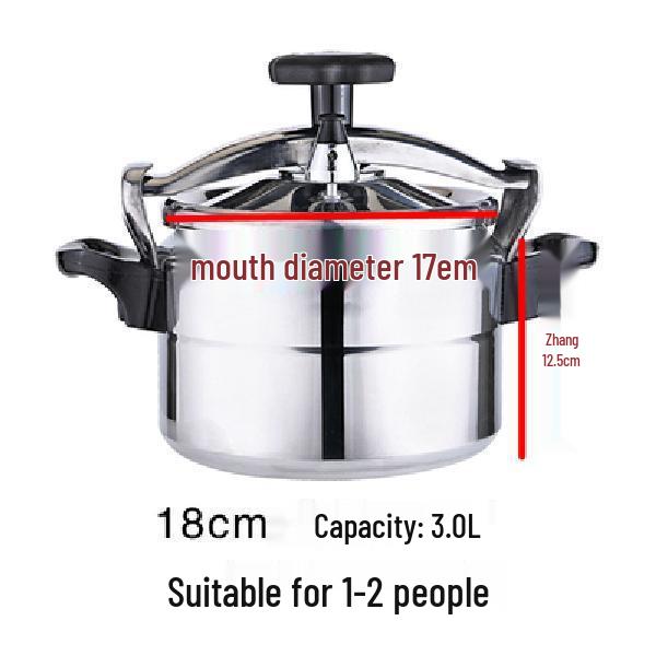 Explosion-Proof Mini Portable Pressure Cooker for Camping and High-Altitude Cooking