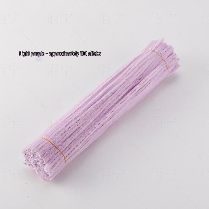 Macaron Color Extra Dense Handmade Flower Pipe Cleaners
