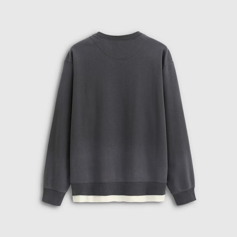 GAP Unisex Logo Print Loose Crew Neck Sweatshirt