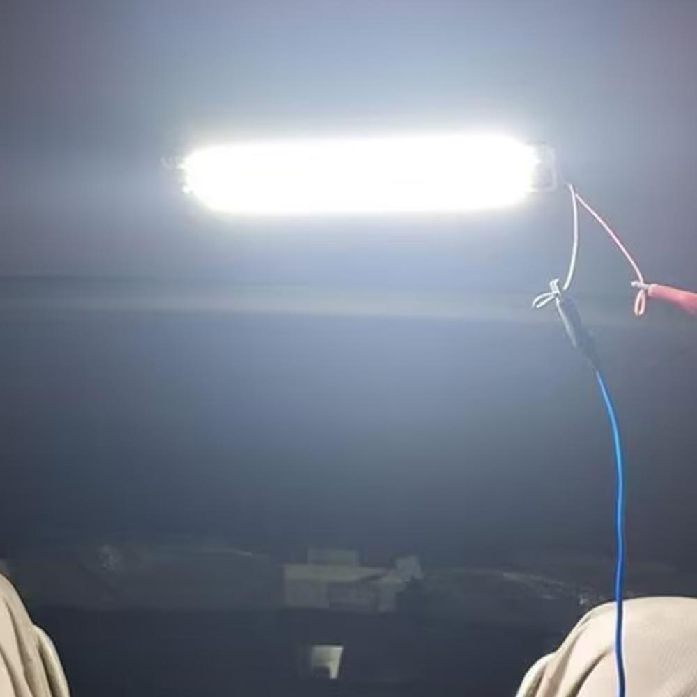 Car Reading Light COB High-brightness thinLED Cabin Interior Light Dome Lamp With Switch For Van Lorry Truck RV Camper 12-36V