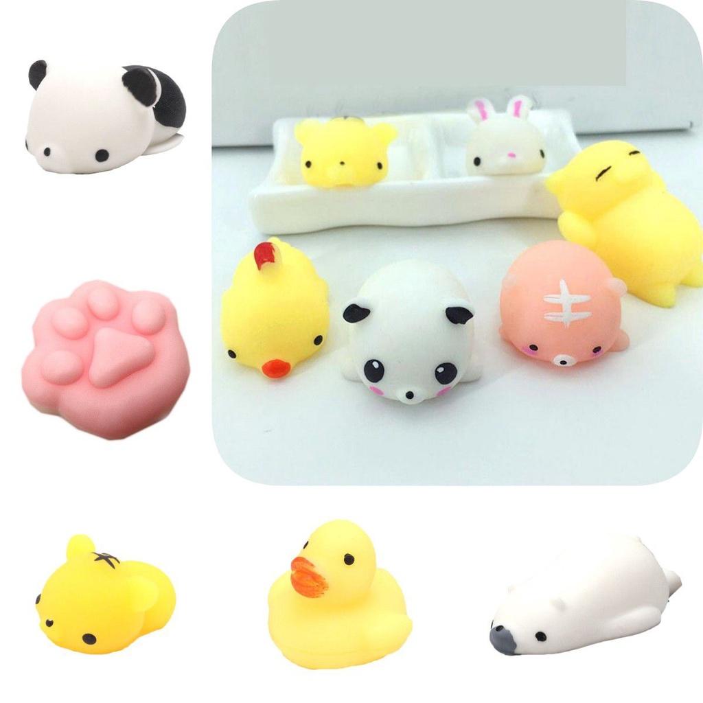 Cute Mochi Squishy Animals Mini Toy For Stress Relief And Venting