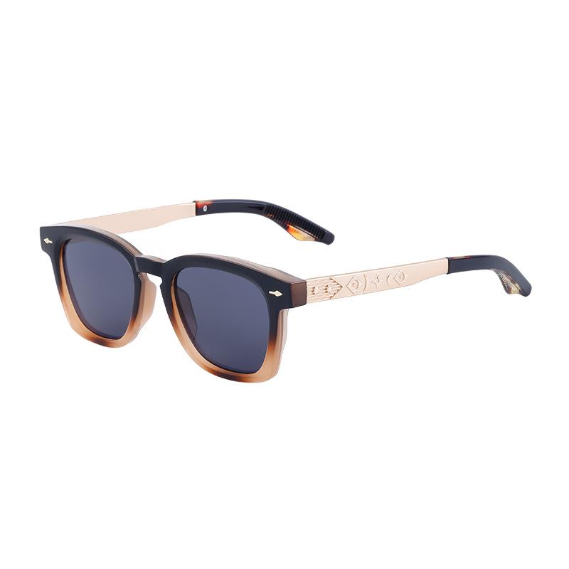 JYL TS Men s Retro Square - Driving Outdoor Sun-Protective Shades ZS-98160 c-1880 тропические леса