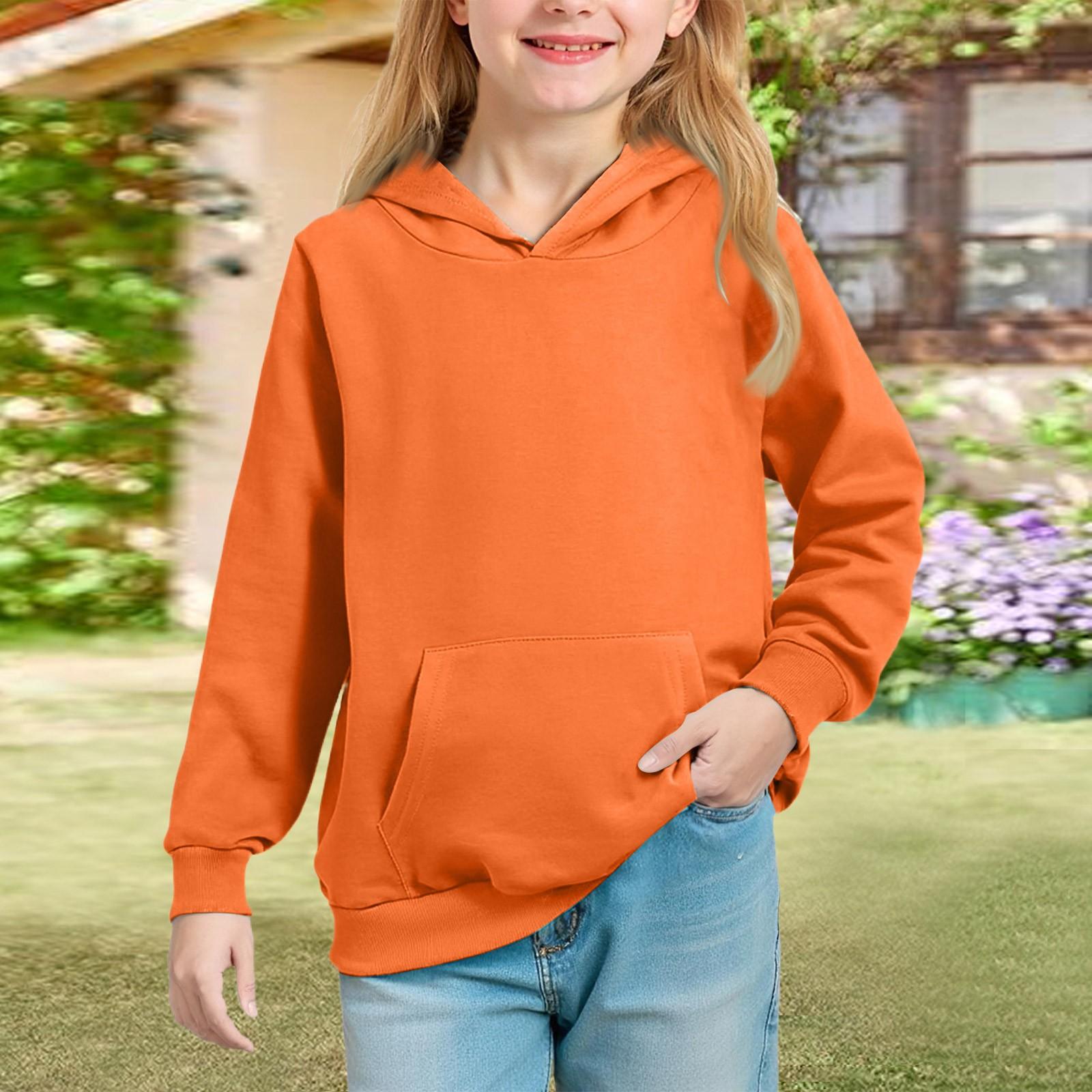 Big Kids  Hoodie - Unisex Pullover Sweatshirt 130
