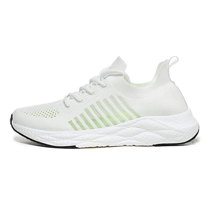 New lk flying weaving men's couple breathable sneakers hollowed out and light casual sports