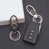 AGN4   Car Zinc Alloy Key Ring Keychain Auto Keyring Decor Accessories For Citroen C4 C3 C5 C5X e-C4 X e-C3 C-Elysee Berlingo C1 C6 C2