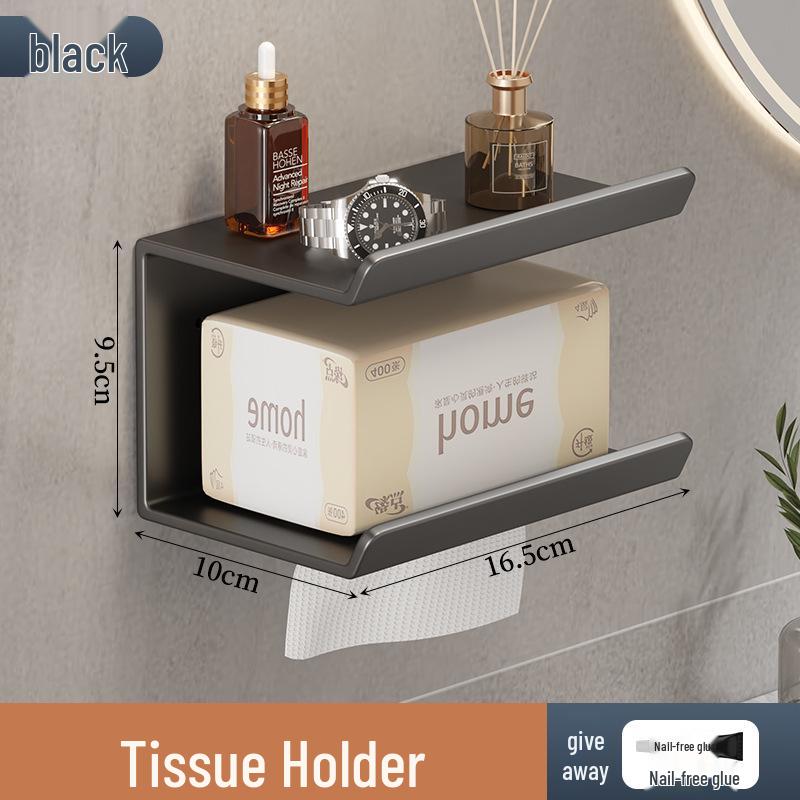 Cross-border Bathroom Multi-functional Hair Dryer and Toiletries Rack