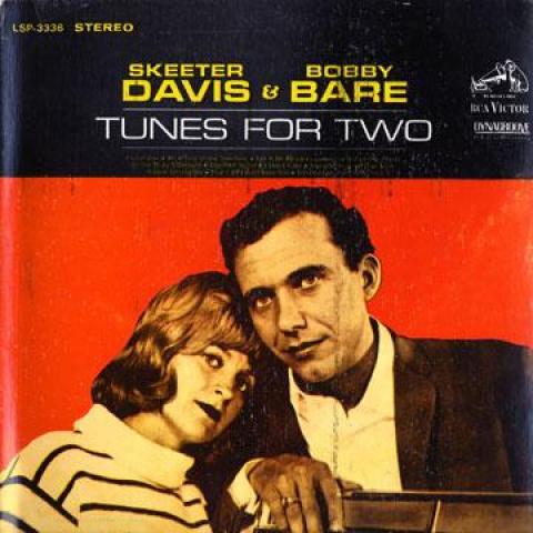 

LP Record SKEETER DAVIS, BOBBY BARE - Tunes For Two LSP3336 RCA JA 1965 US Folk Used