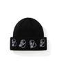 Bieseulaebis Skeletal Hand Bee Embroidery Beanie Black