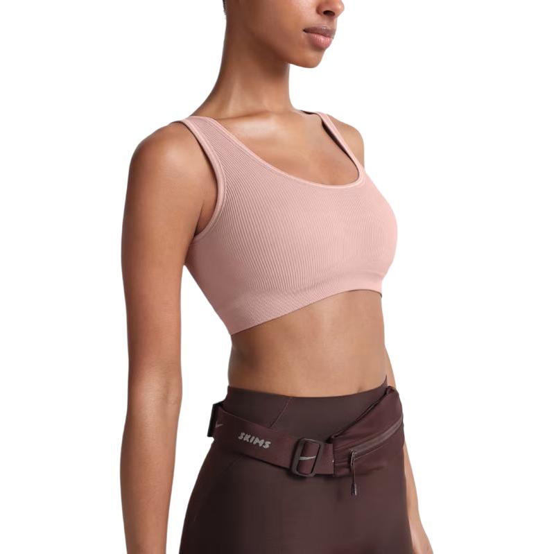 Nike X Skims Collaboration Solid Color Sleeveless Fitted Sports Bra Women underwear IU8302-662
