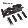 100 Pcs Leather Labels Handmade Labels Leather Labels Sewing Labels with Holes For Jeans Caps Purses Clothing