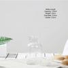 Nordic Glass Vase Home Creative Jewelry Ornaments Transparent Dried Flower Hydroponic Small Brown Bottle Vase Bedside Decoration