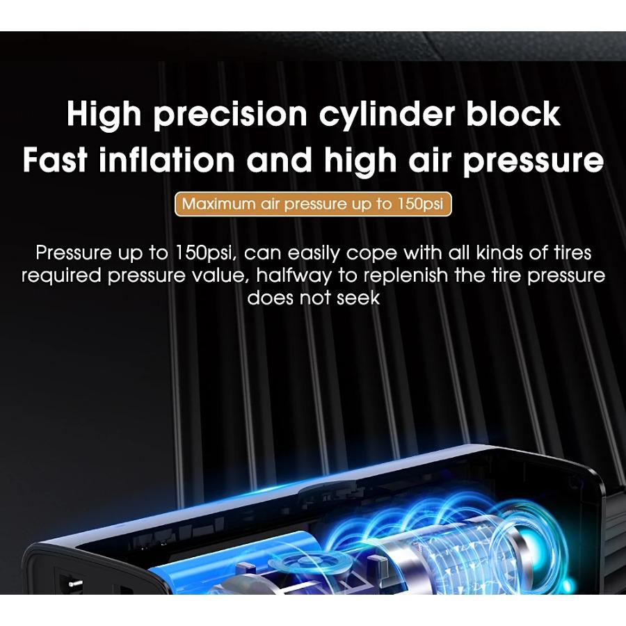 Wireless Tyre Air Pump Portable Car Air Compressor for Motorcycles Pickup Truck Digital Super Power Inflatable Pump