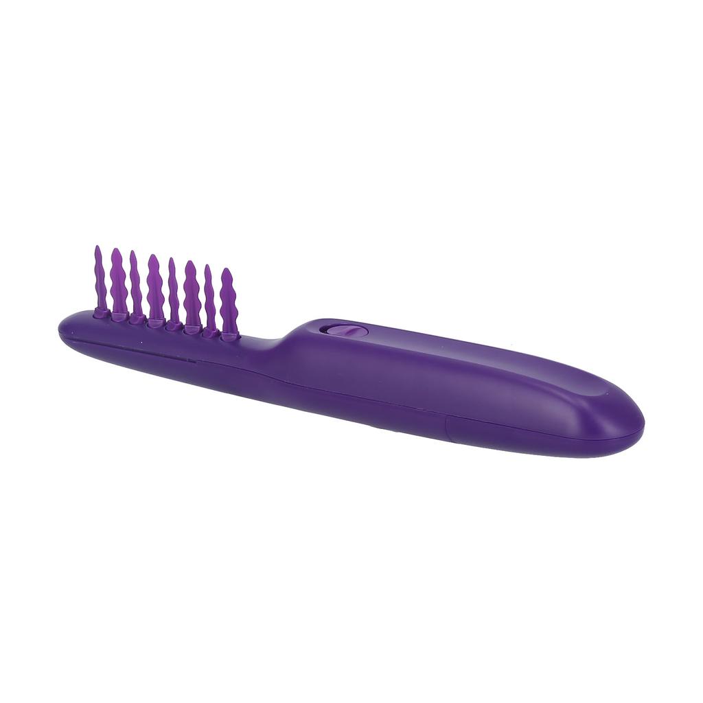 Entwirrbürste Lila Anti-Verknoten Tragbar Drehbar Nass Trocken Doppelte Anwendung Entwirrkamm für Zuhause