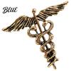 Sweater Brooch Pin Angel Wing Entwined Snake Brooch Vintage Alloy Lapel Collar Pin Suit Accessory Men Women Jewelry Accessories for Dress Coat Scarf