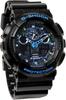 Forces Police Officer Camouflage Blue Camouflage Camouflage 20 ATM Water Resistant Plastic Strap Watch Self-Defense G-SHOCK Men's (GA-100CB-1A