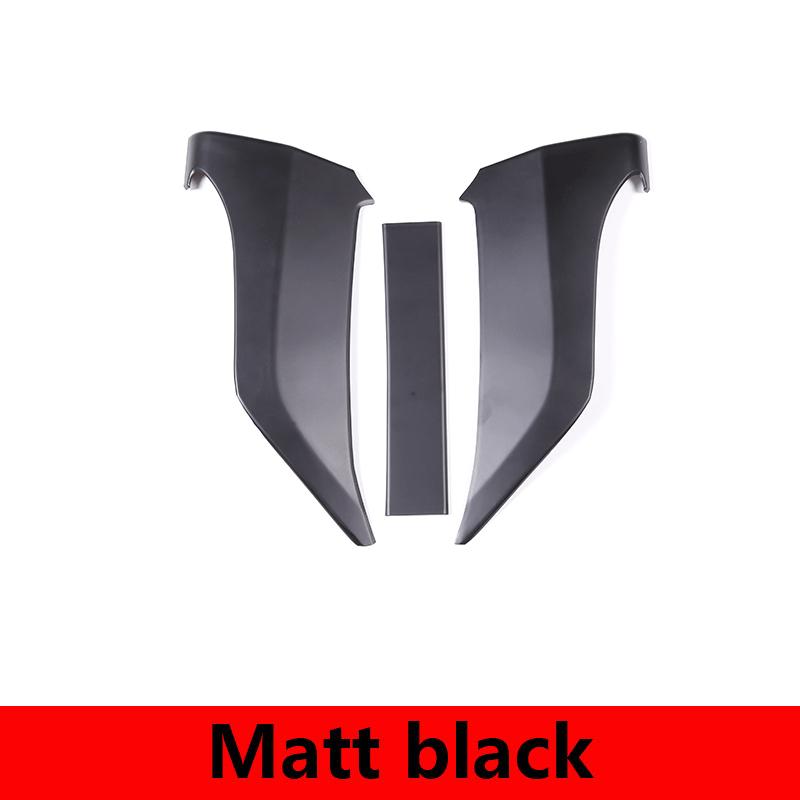 For 2020-2023 Land Rover Defender 90 110 ABS Matte Black car center console knee side panel trim cover sticker car accessories