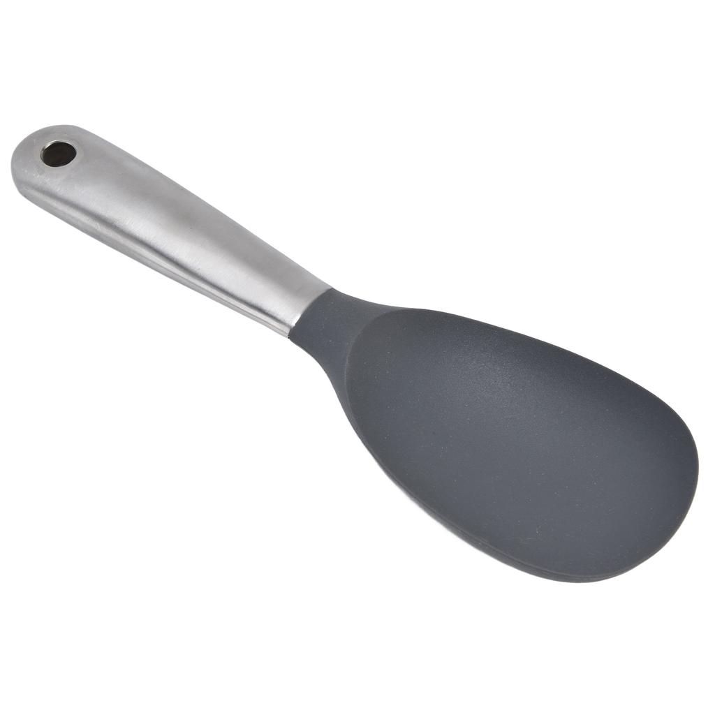 Łyżka do ryżu z otworem do zawieszania, odporna na wysokie temperatury, bezzapachowa, zdrowa, łyżka do zupy, przybory kuchenne