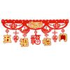 Decorative Chinese New Year Dragon Banners Felt Spring Festival Hanging Flag  Lunar New Year