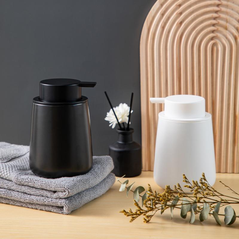 Modern ceramic bottling bottle bathroom accessories Press hand sanitizer bottle Bathroom lotion bottle Portable Soap Dispensers
