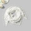European Style Floral Embroidered Triangular for Bridal Weddings Parties As Head Shawl 130x50cm Polyester Fabric