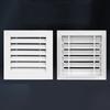 Fixed Aluminum Louver Vent Grille Cover for AC Air Outlet and Animal Resistant Ventilation 300x300mm 350x350mm