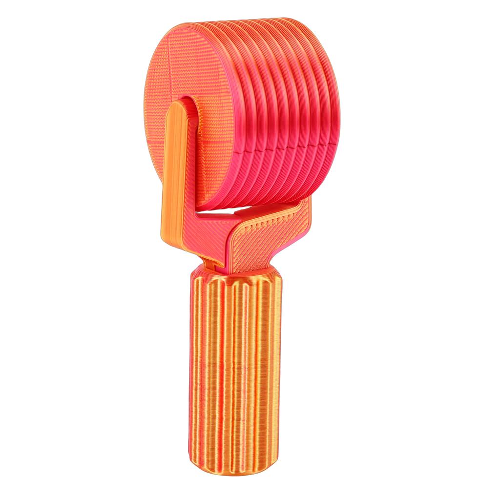 Rhinestone Painting Roller Easy Grip Handheld Rhinestone Embroidery Press Roller for Pressing Red Gold Gradient Color