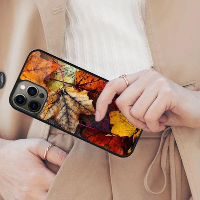 Colorful Leaves Magnetic Phone Case For APPLE iPhone 17 Air 16 14 13 12 Pro Max 15 Plus Wireless Charge With MagSafe Cover
